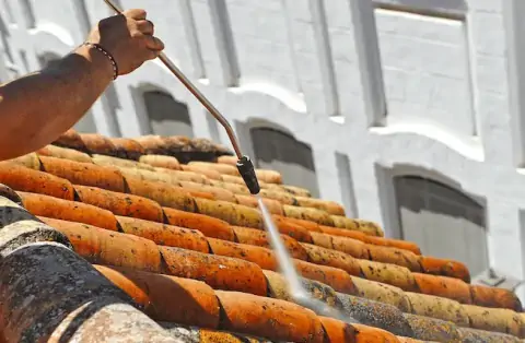 Nettoyage de toitures - Saint-Clément-les-Places